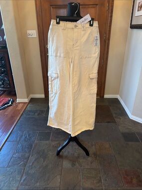 Indigo Rein Cream Cargo Utility Pants